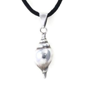 Taxco Sterling Pendant Mermaidcore Conch Shell